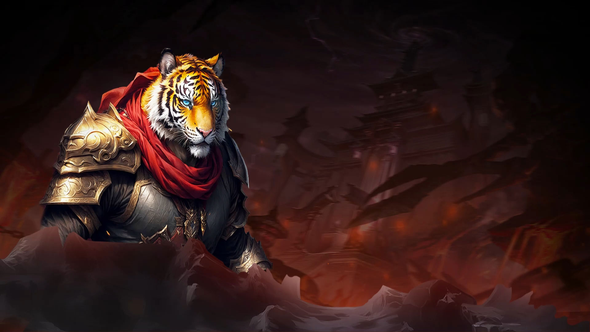 Tiger Warrior Background
